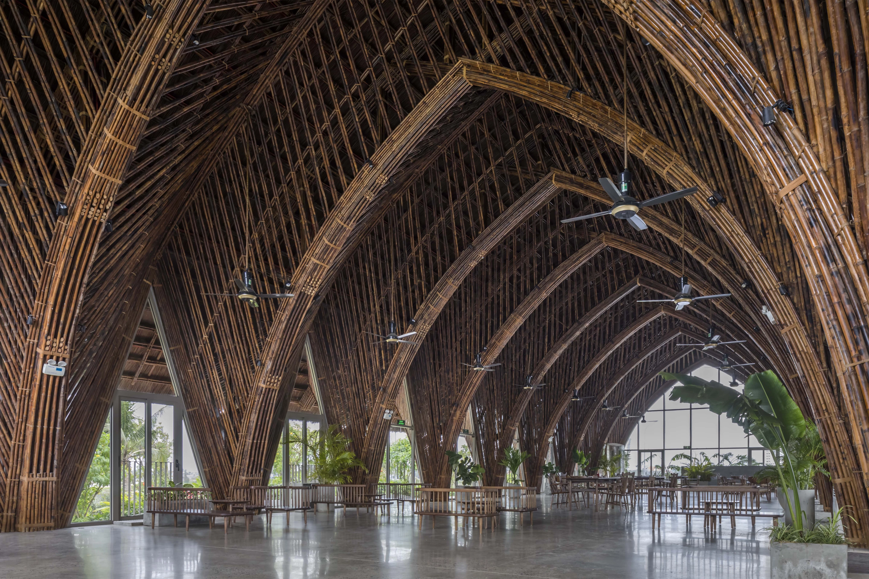 As well as being cooled by the breeze, Casamia Community House features multiple ceiling fans to help keep the interior comfortable