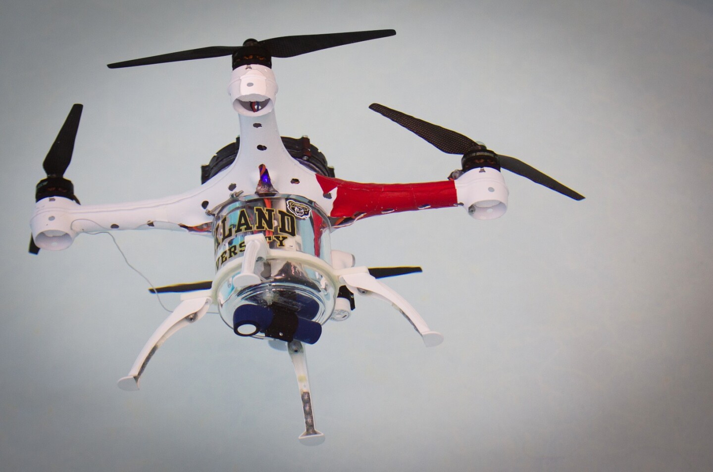 It has been suggested that the Loon Copter could spot sharks from the air, then land in the water and use a deterrent system to chase them away from nearby swimmers
