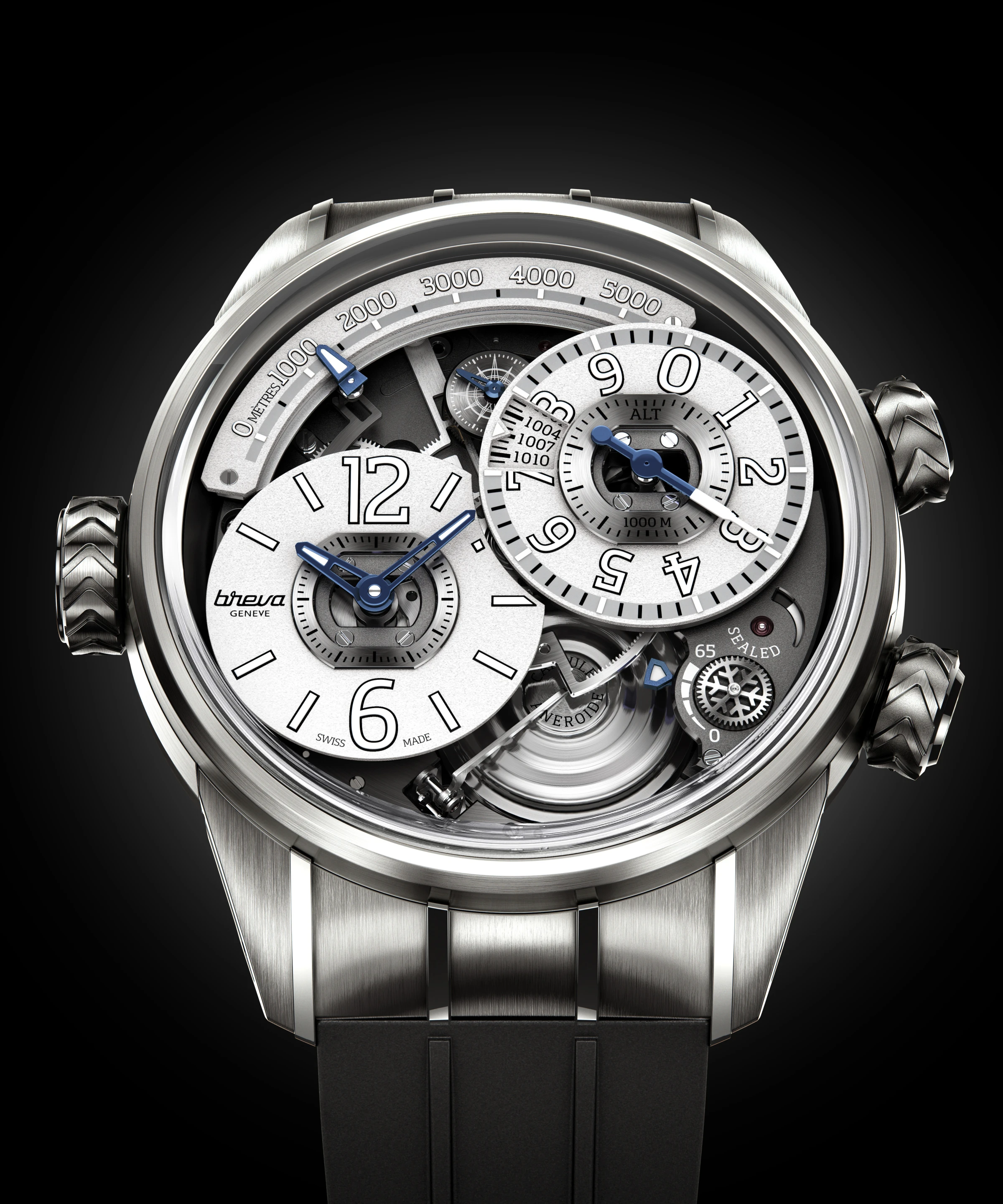 The Génie 02 Terre has a titanium case