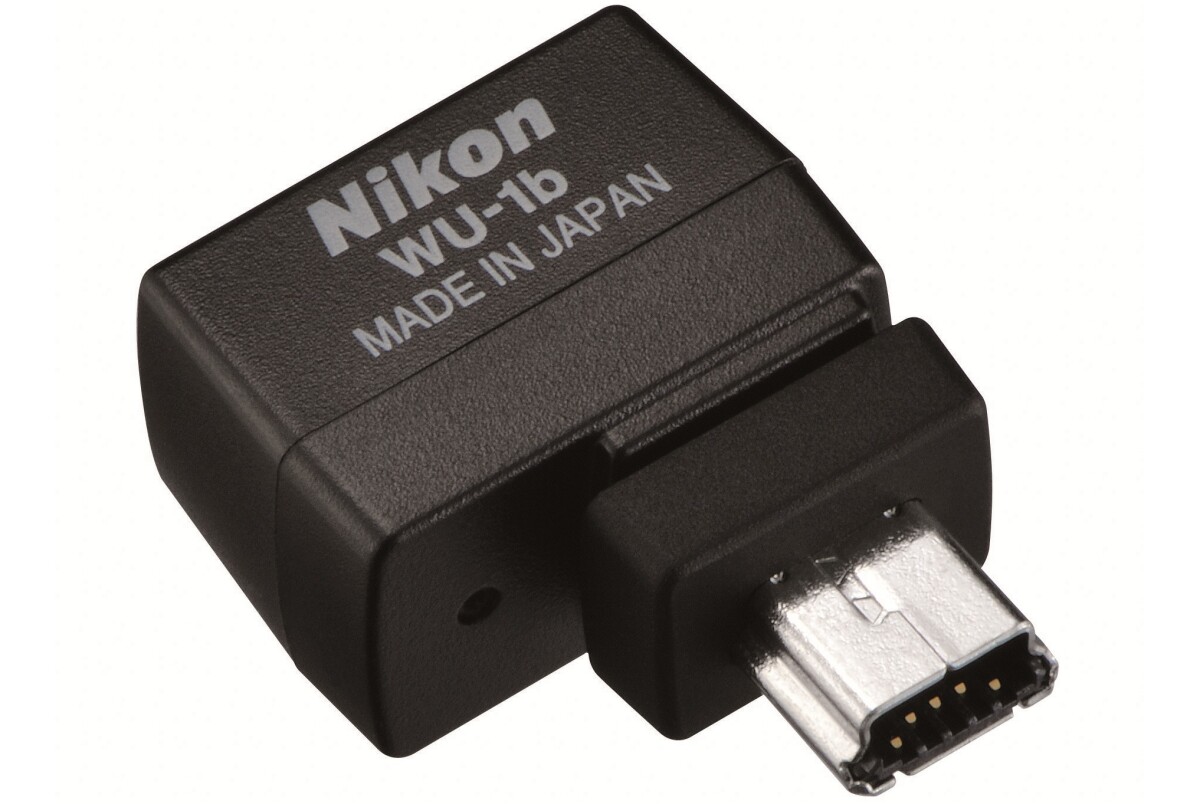 Nikon has also revealed the WU-1b Wireless Adapter which allows users to connect wirelessly to the camera with an Android or iOS app