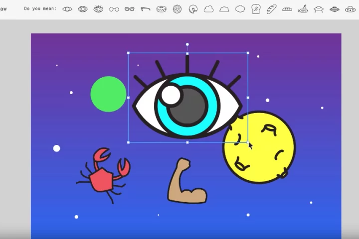 Google's Autodraw is a free web-based app that uses machine learning to identify what you're trying to scribble and replaces it with recognizable images