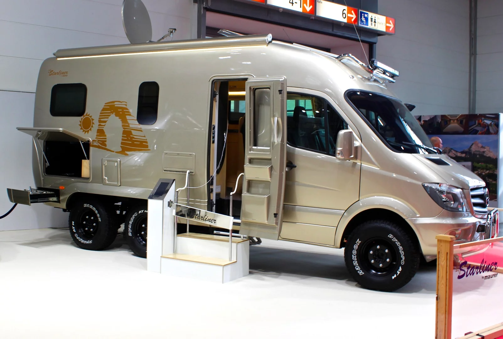 This SL 20 Desert Falcon from Maurer Fahrzeugbau was one of the strange-but-cool expedition vehicles we checked out at the 2018 Düsseldorf Caravan Salon