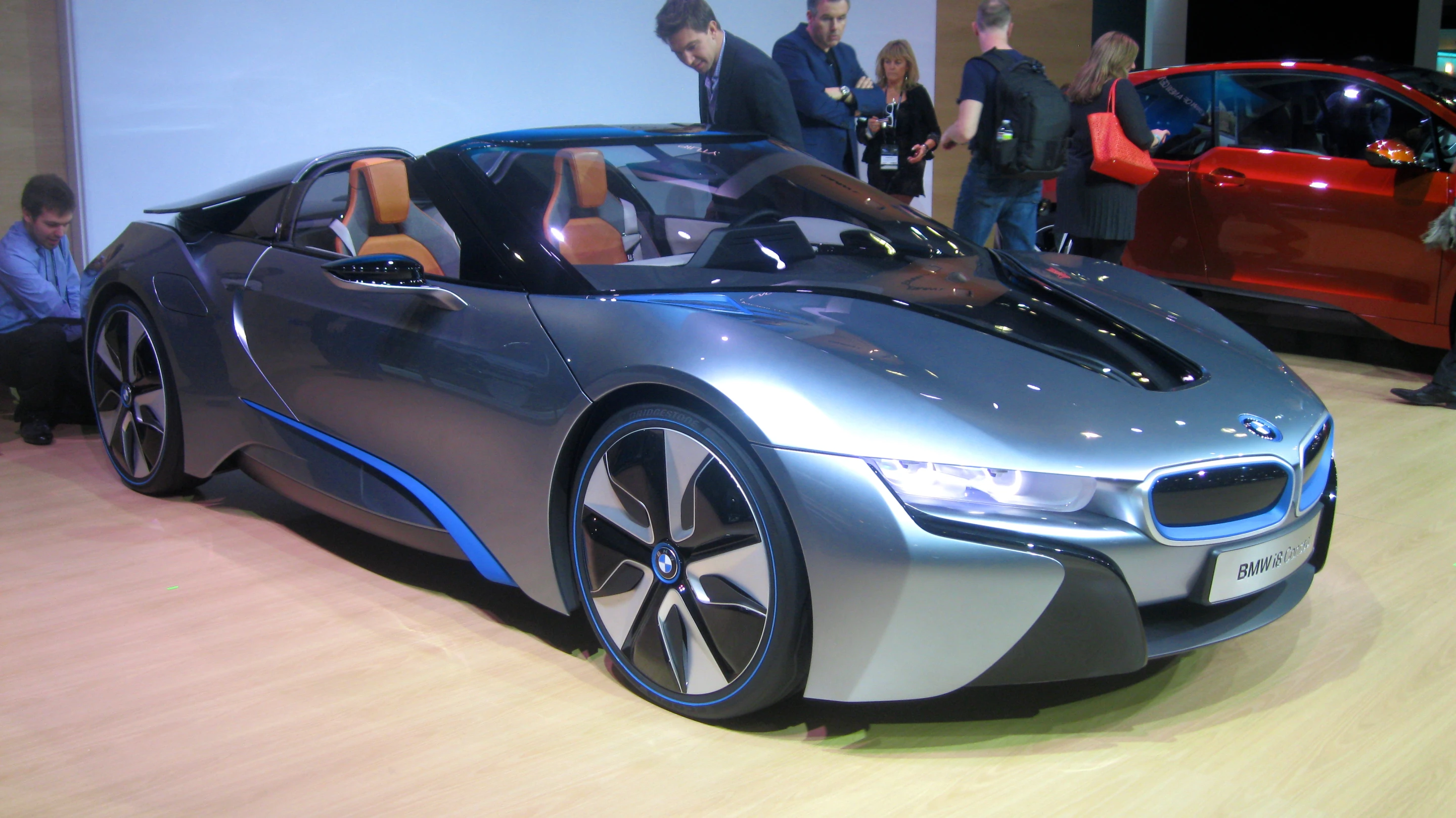 The BMW i8 Concept Spyder at the 2012 LA Auto Show