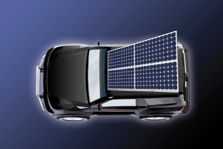 Perovskite solar cells, which are much smaller than traditional panels, could soon revolutionize electric vehicle charging