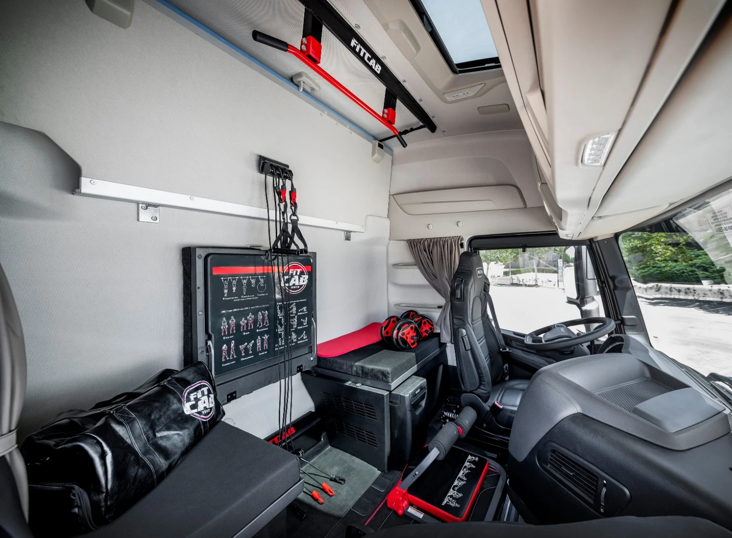 Iveco is imagining a future where drivers of its vehicles can mix in a bit pf physical activity