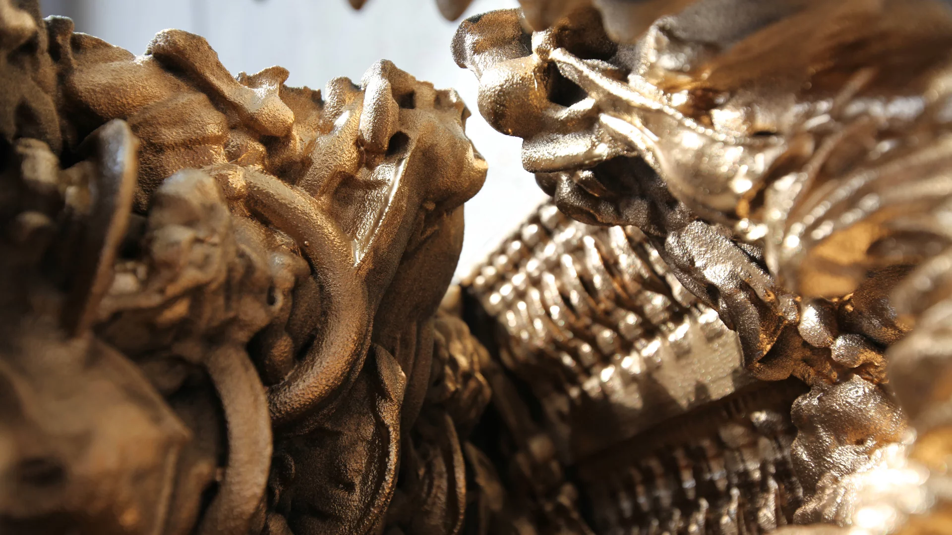 1:3 scale prototype – gold (Photo: Hansmeyer / Dillenburger)