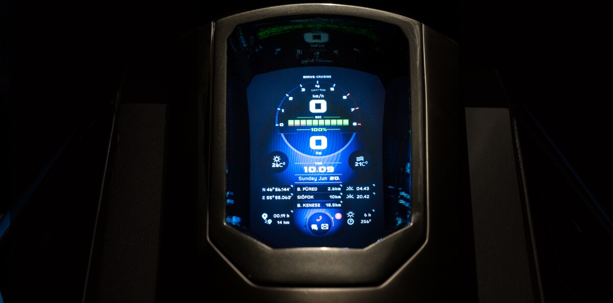 Narke Electrojet: nifty digital dash