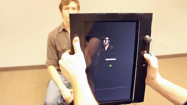 The Lynx A 3D modeling camera in Object Modeling mode