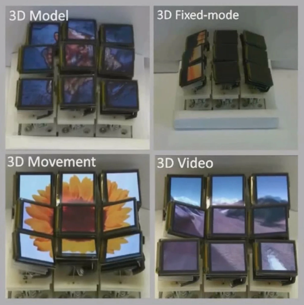 Its creators claim the Tilt Display has a number of potential applications