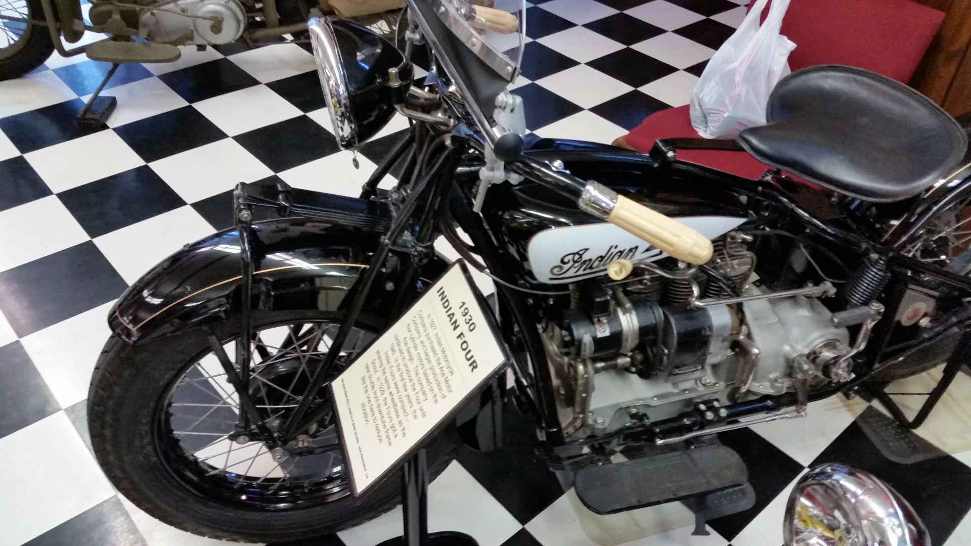 A rare Indian with an inline four