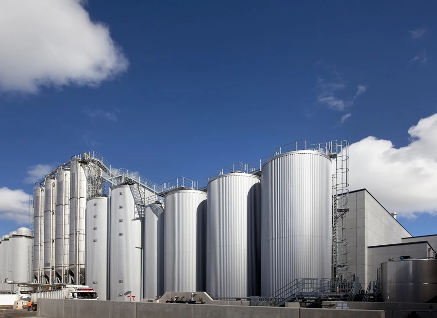 Brewhouse No. 4 is used by drinks manufacturer Diageo to brew Guinness