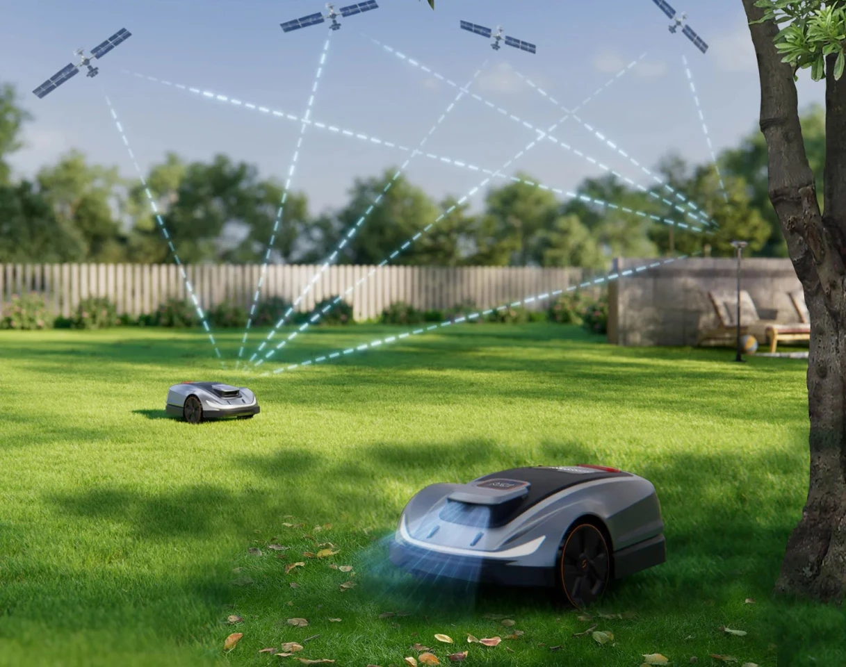 An RTK base station allows the X5 to take regular satellite GPS signals and process them into inch-level positioning precision