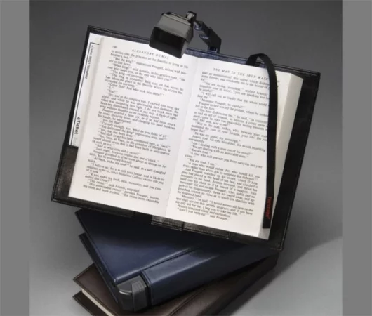 Periscope LED Book Light in a Bookcover