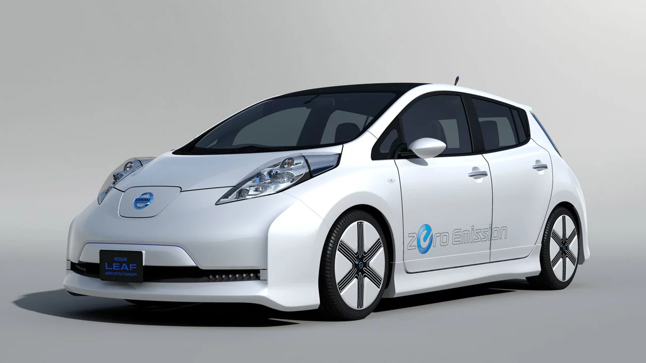 The Nissan LEAF Aero Style Concept