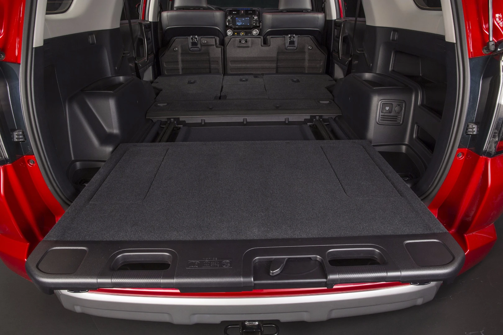The optional cargo deck is designed to make reaching your cargo easier. We didn't find much use for it on our short trip, but some might.