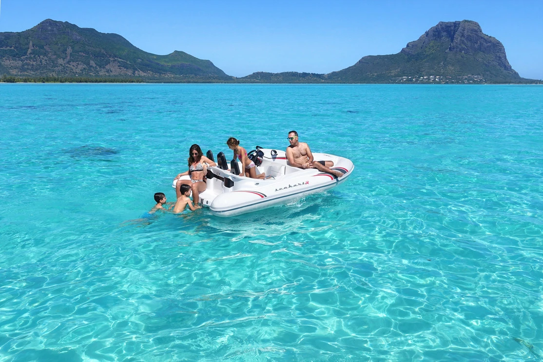 The Seakart 335 is small enough to be towed on a standard jet ski trailer