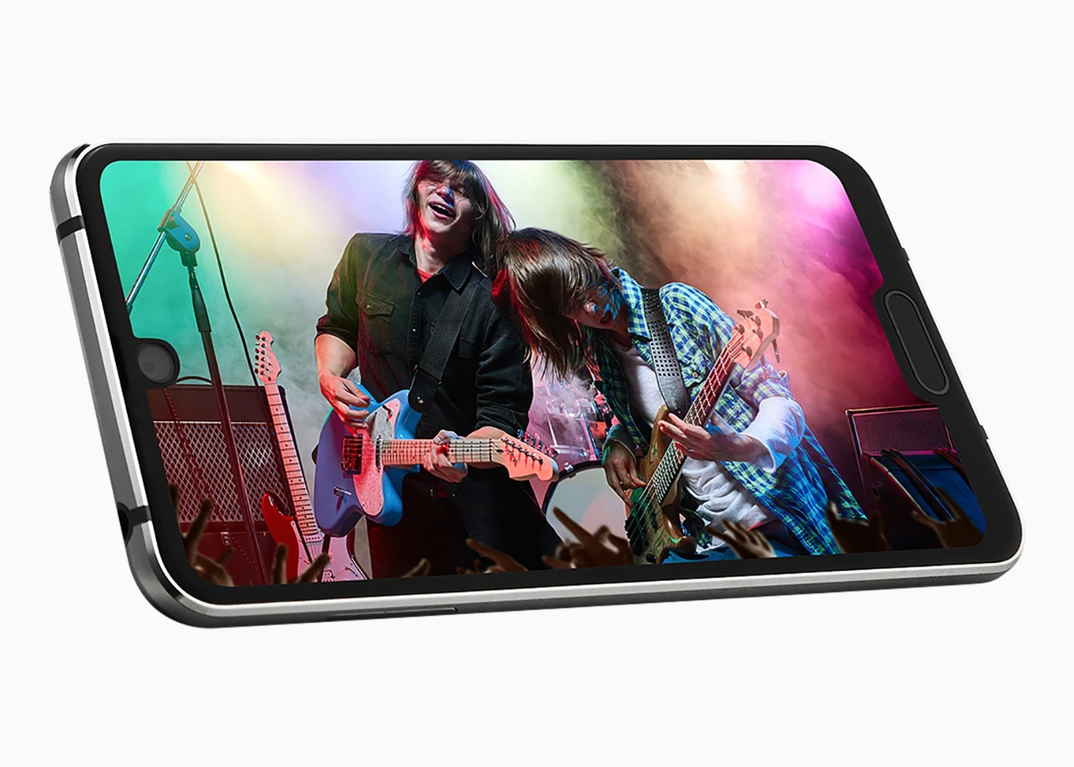 The notches of the Sharp Aquos R2 Compact can affect video watching