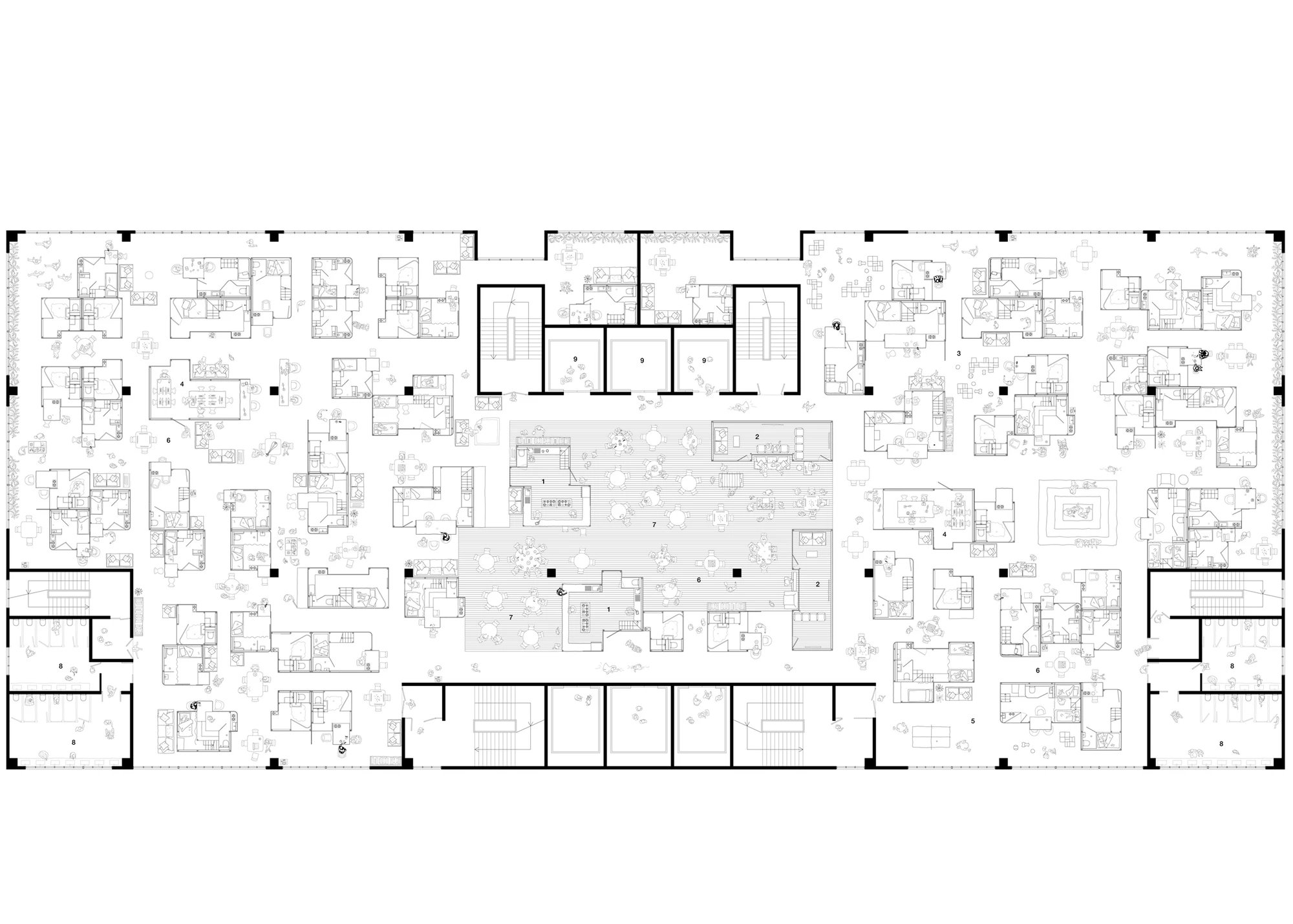 Architectural drawing of a Bamboo Micro House (Image: AFFECT-T)
