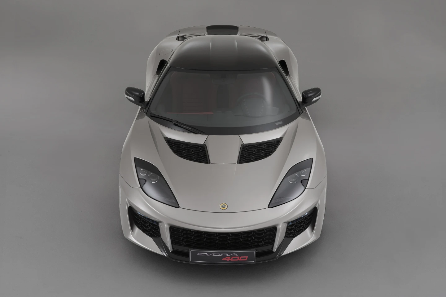 The larger radiator apertures are evident from this front perspective
