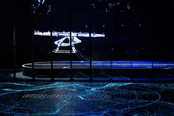The Volocopter in action at CES
