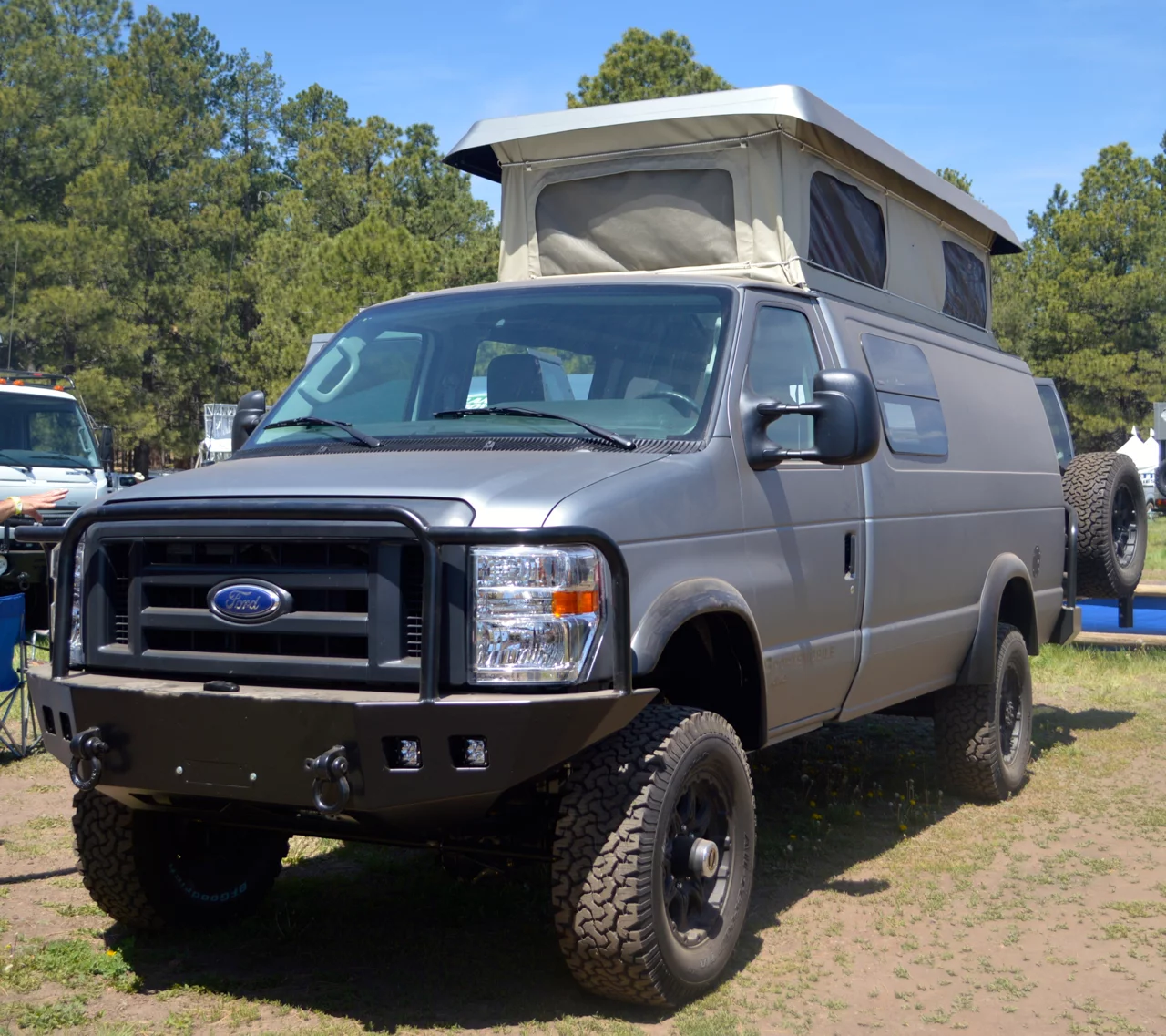 The latest Sportsmobile cutaway Ford camper van