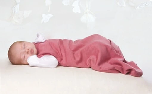 Cocooi sleep bag keeps baby warm and safe