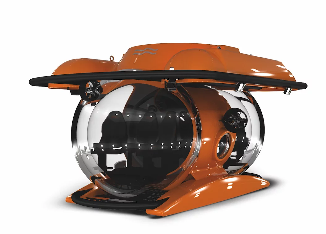 The Cruise Sub's design is based on the work U-Boat Worx done on research and personal submarines