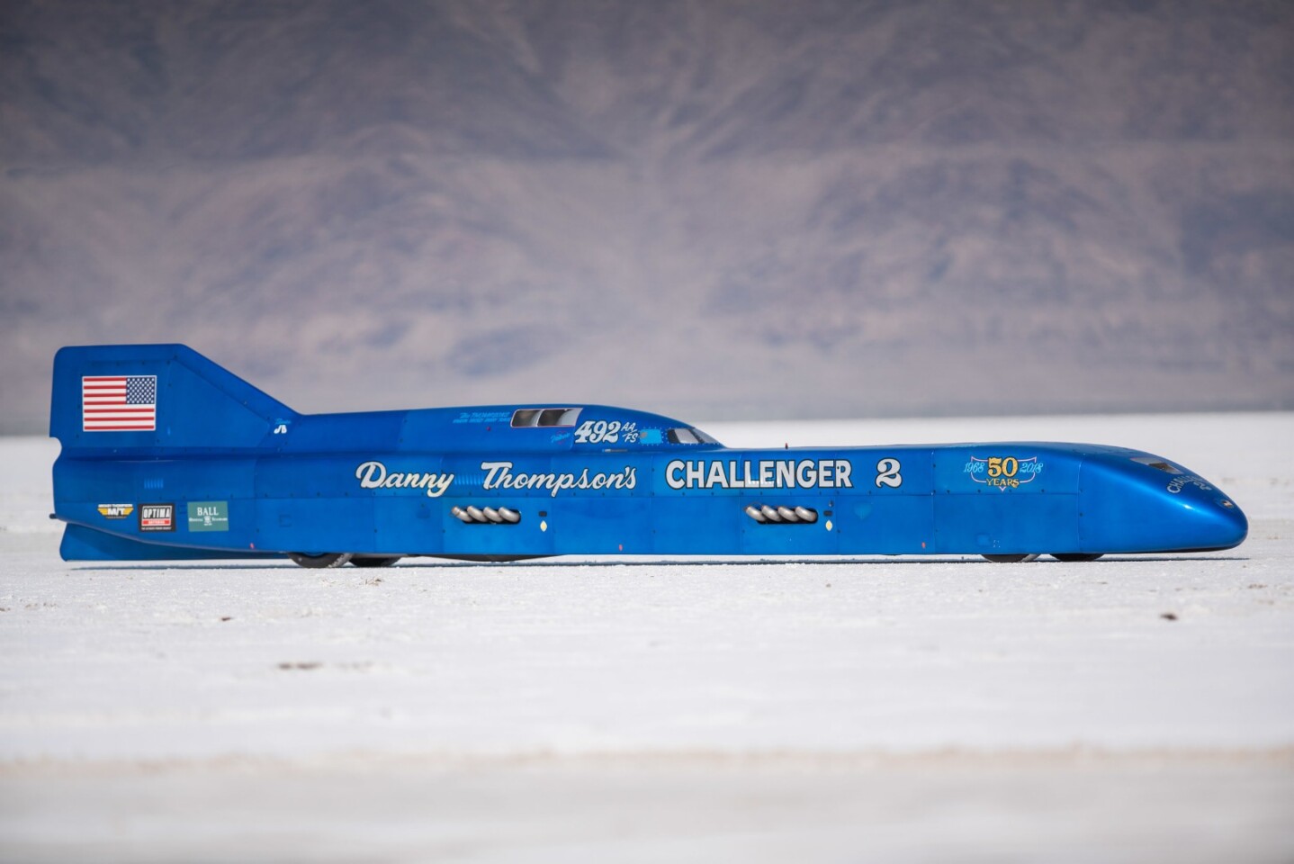 The Challenger 2 is a refurbished streamliner originally constructed in 1968