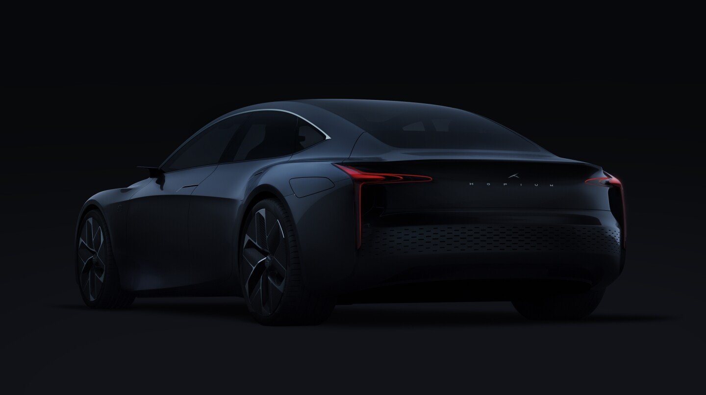 A sporty-looking back end