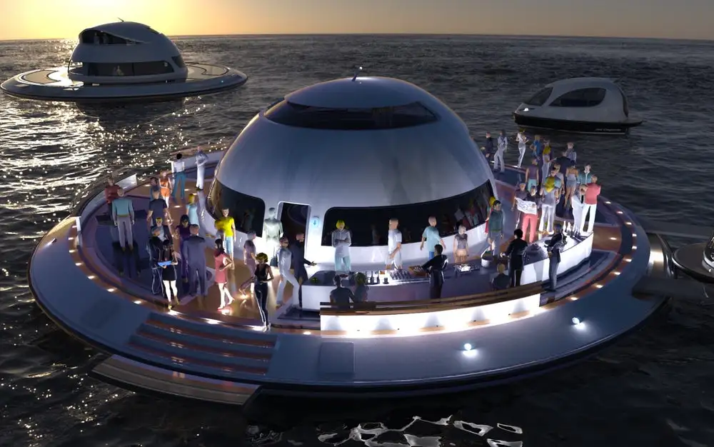 The UFO 2.0's energy sources would be connected to a 16 battery array