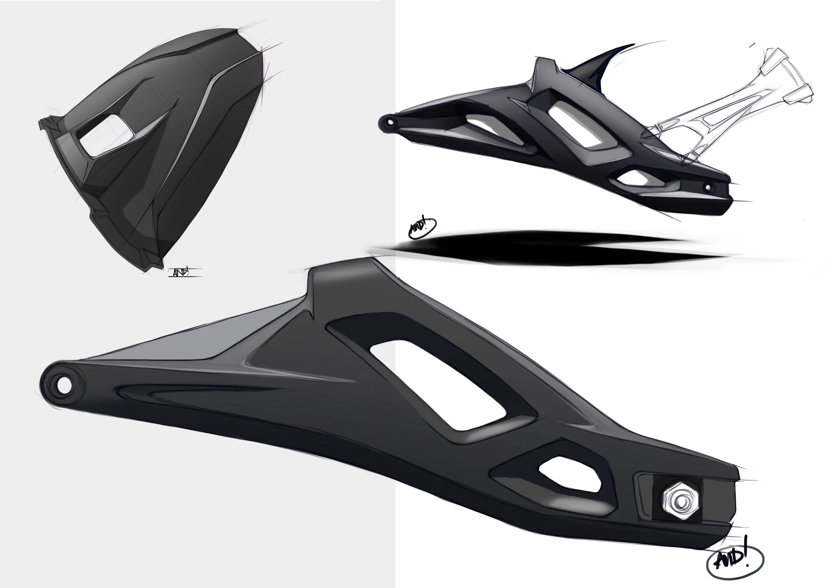 BMW's S1000XR: design sketch