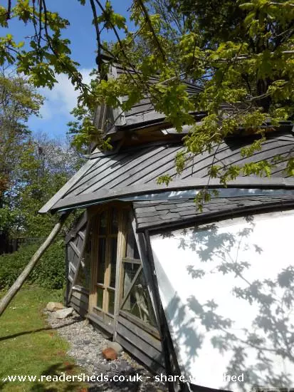 Boatcrash is a cosy area for relaxing and even sleeping in