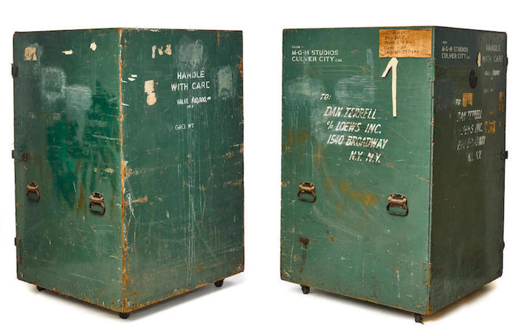 Robby the Robot's packing cases