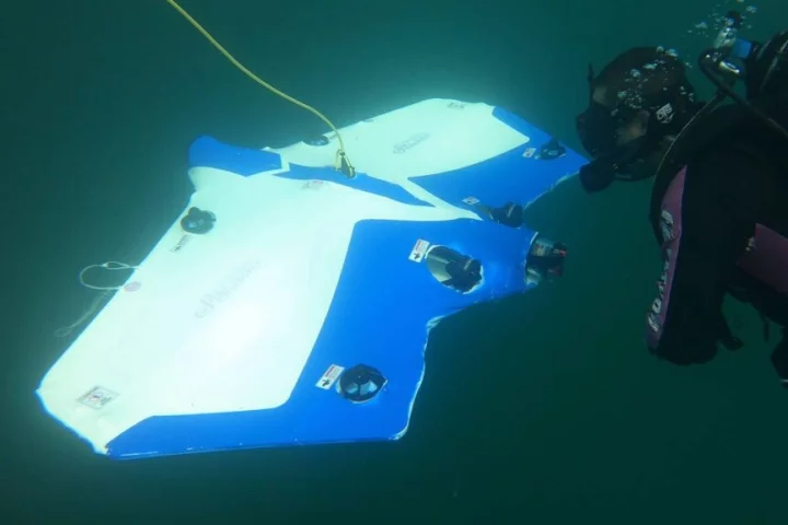 The current SeaSearcher prototype, getting put to the test in Florida
