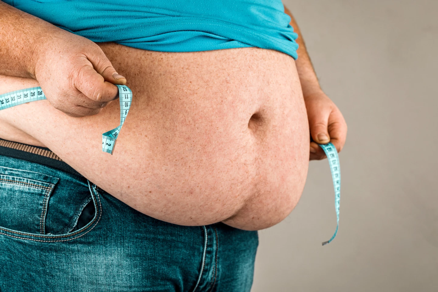Excess body fat is associated with an increased risk of developing cancer