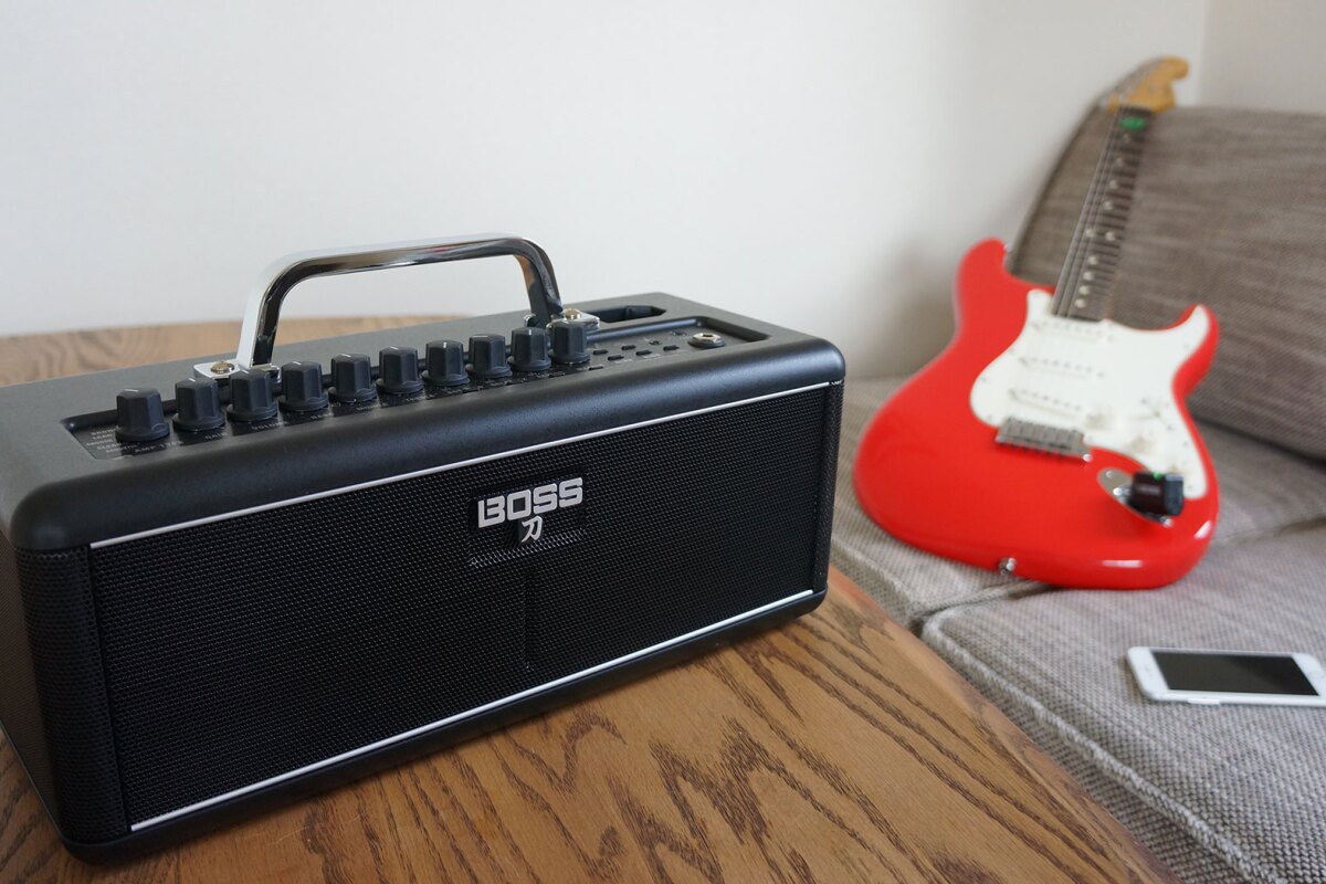 Katana guitar amp goes completely cable-free