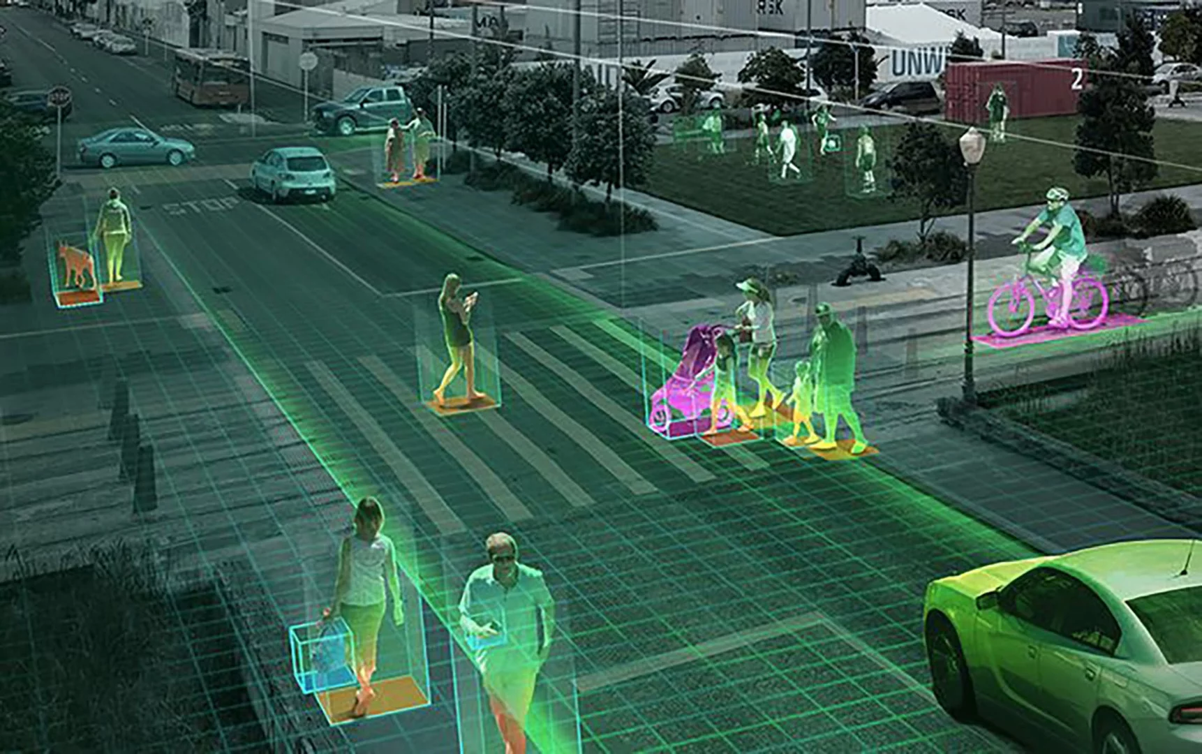 Nvidia's Metropolis is an intelligent video analytics platform that can process enormous amounts of security camera footage looking for patterns and usable data