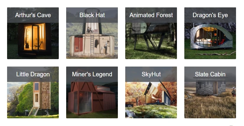 For a limited time, Epic Retreats "Pop-Up Hotel" tiny cabins are available for short stays in the Welsh countryside