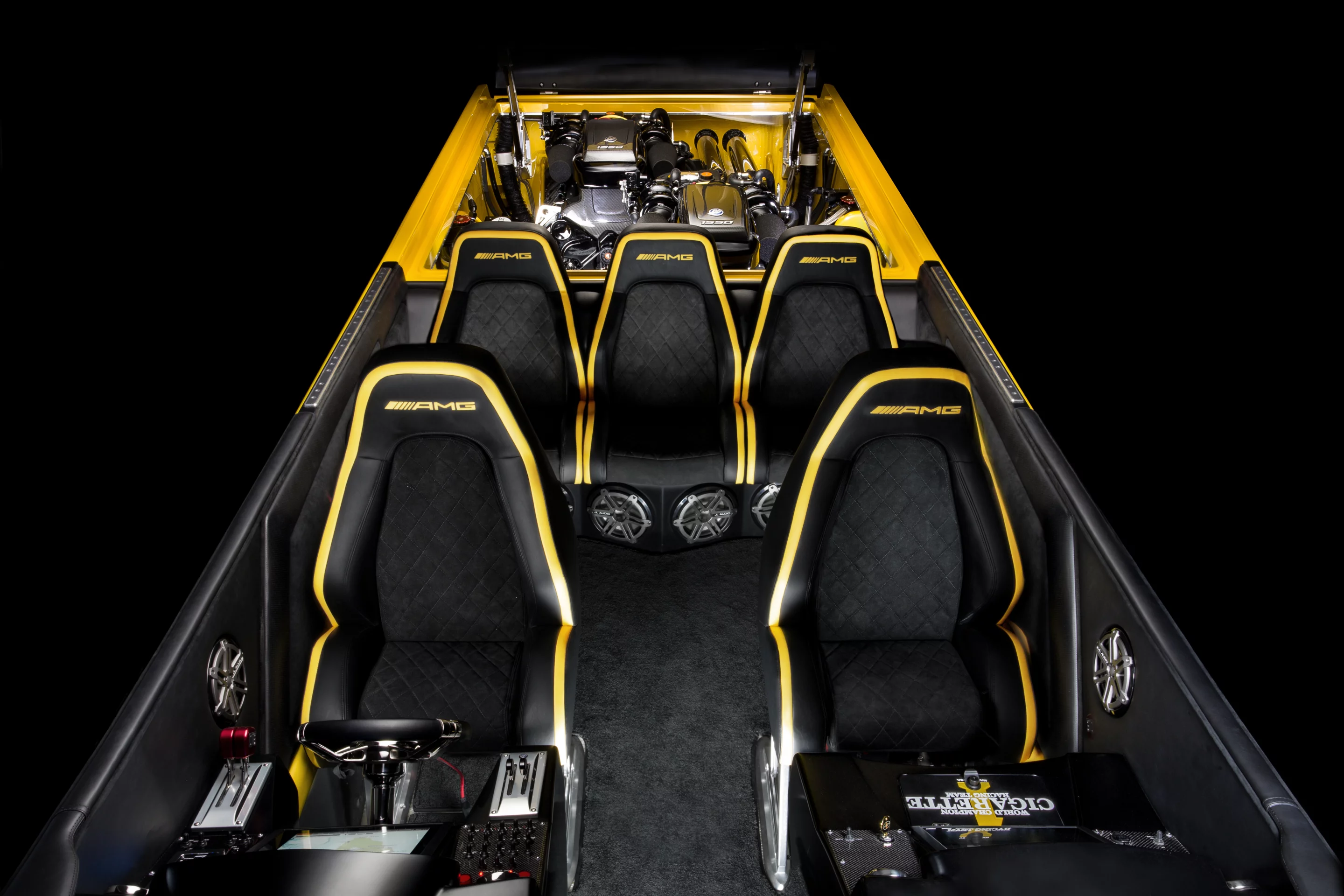 On board the 50 Marauder GT S