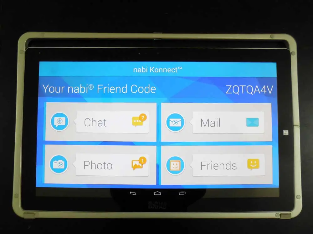 Available options for kids within the Nabi Konnect app (Photo: Lakshmi Sandhana/Gizmag.com)