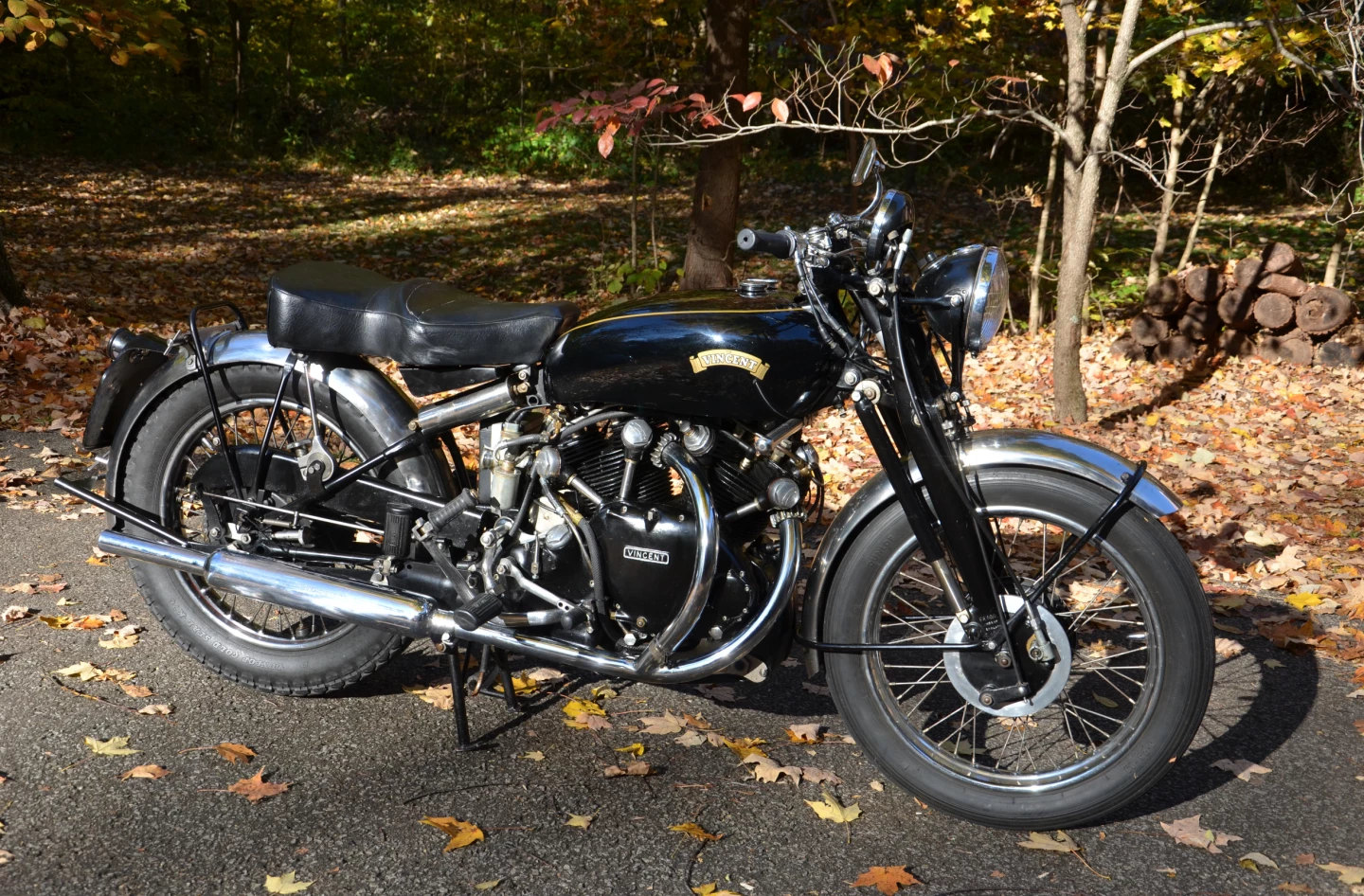 This motorcycle has had a fascinating history despite having just 10,000 original miles on the dial. It is mentioned in two of the most appreciated and best-selling books in the motorcycle collecting genre, Matthew Biberman's Big Sid's Vincati (Hudson Street Press, 2009) and The Harley in the Barn. It sold for $112,700 in January, 2015 at Bonhams' Las Vegas sale.