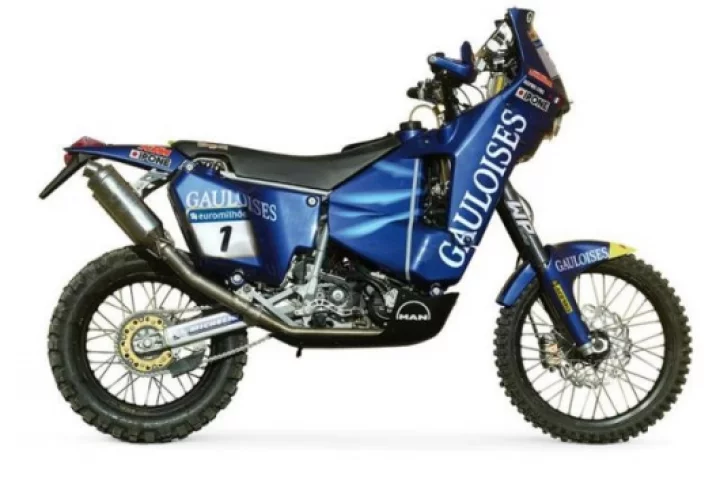 Cyril Despres' Gauloises KTM Photo: H. Peuker