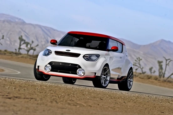 Kia's Track'ster concept is a sporty, powerful reinterpretation of the Kia Soul, with racing aspirations