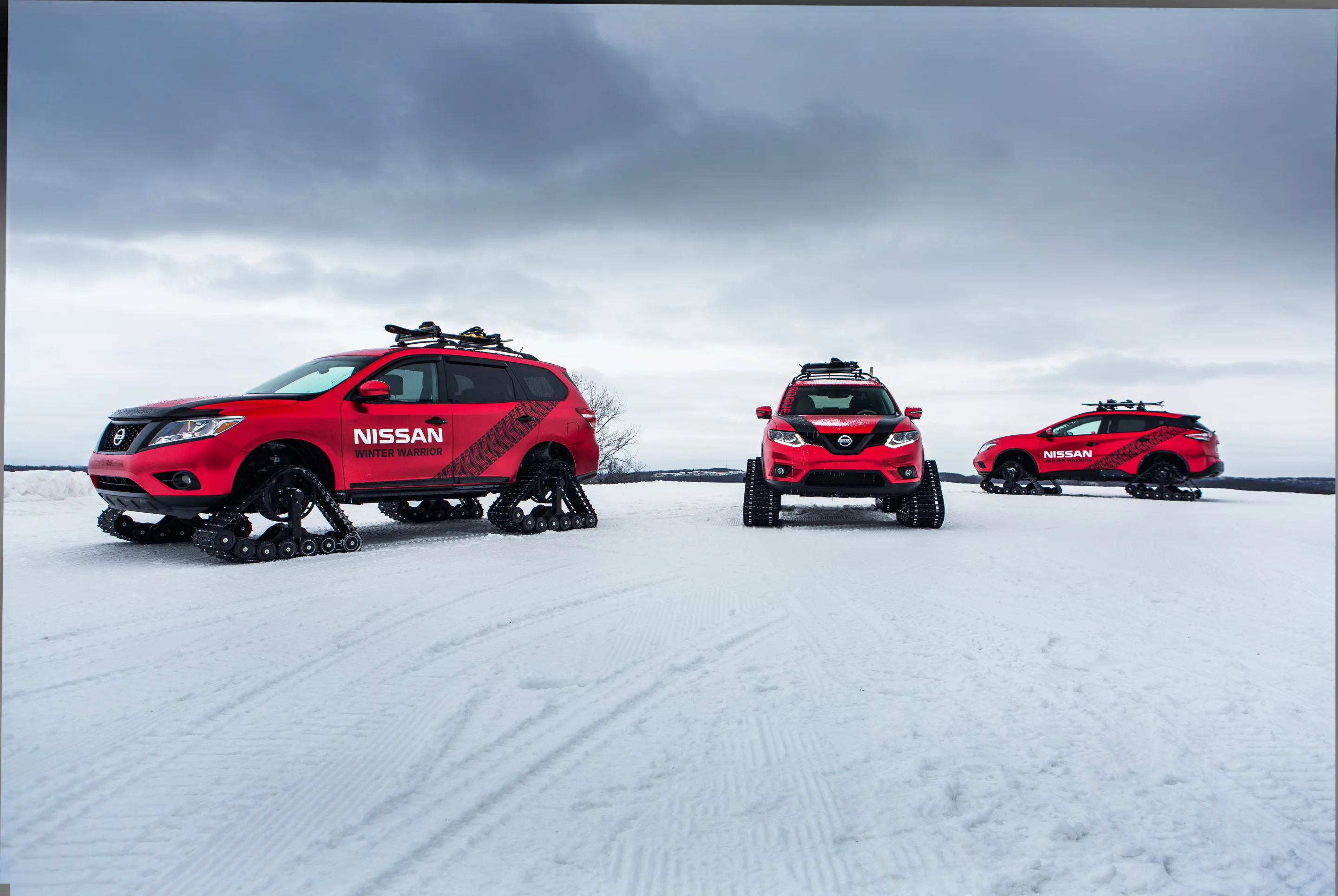 Nissan reveals a trio of Winter Warriors in time for the Chicago Auto Show