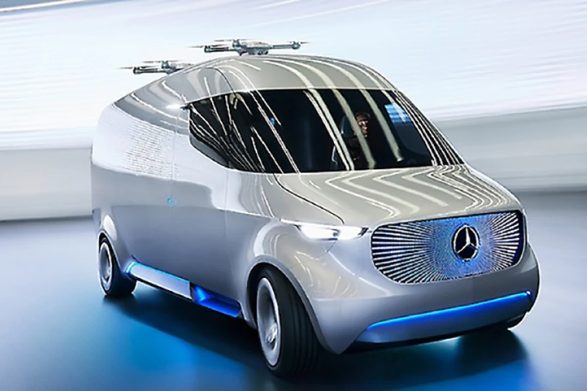 The Vision Van's cargo management system is fully automated