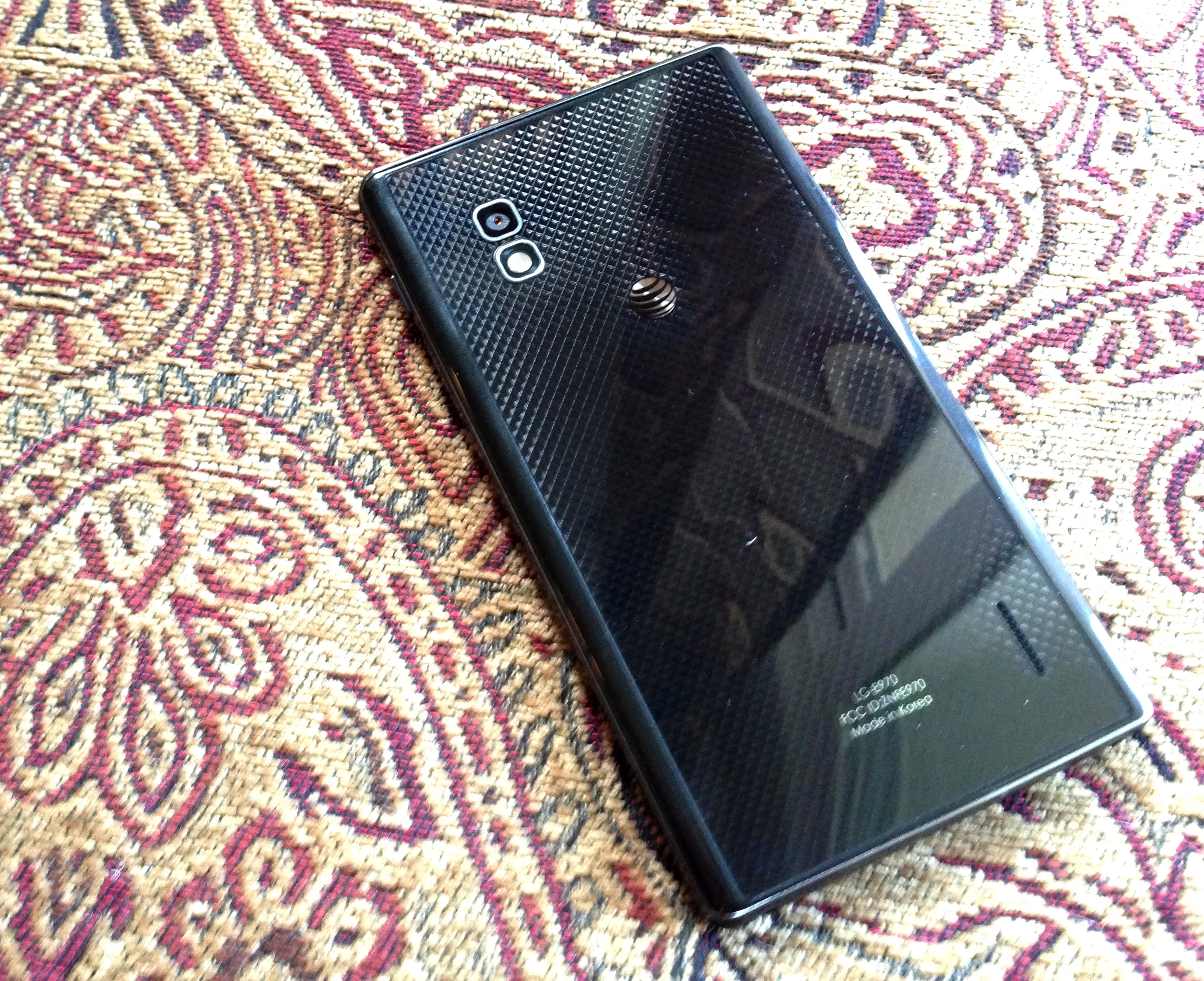 The Optimus G feels solid
