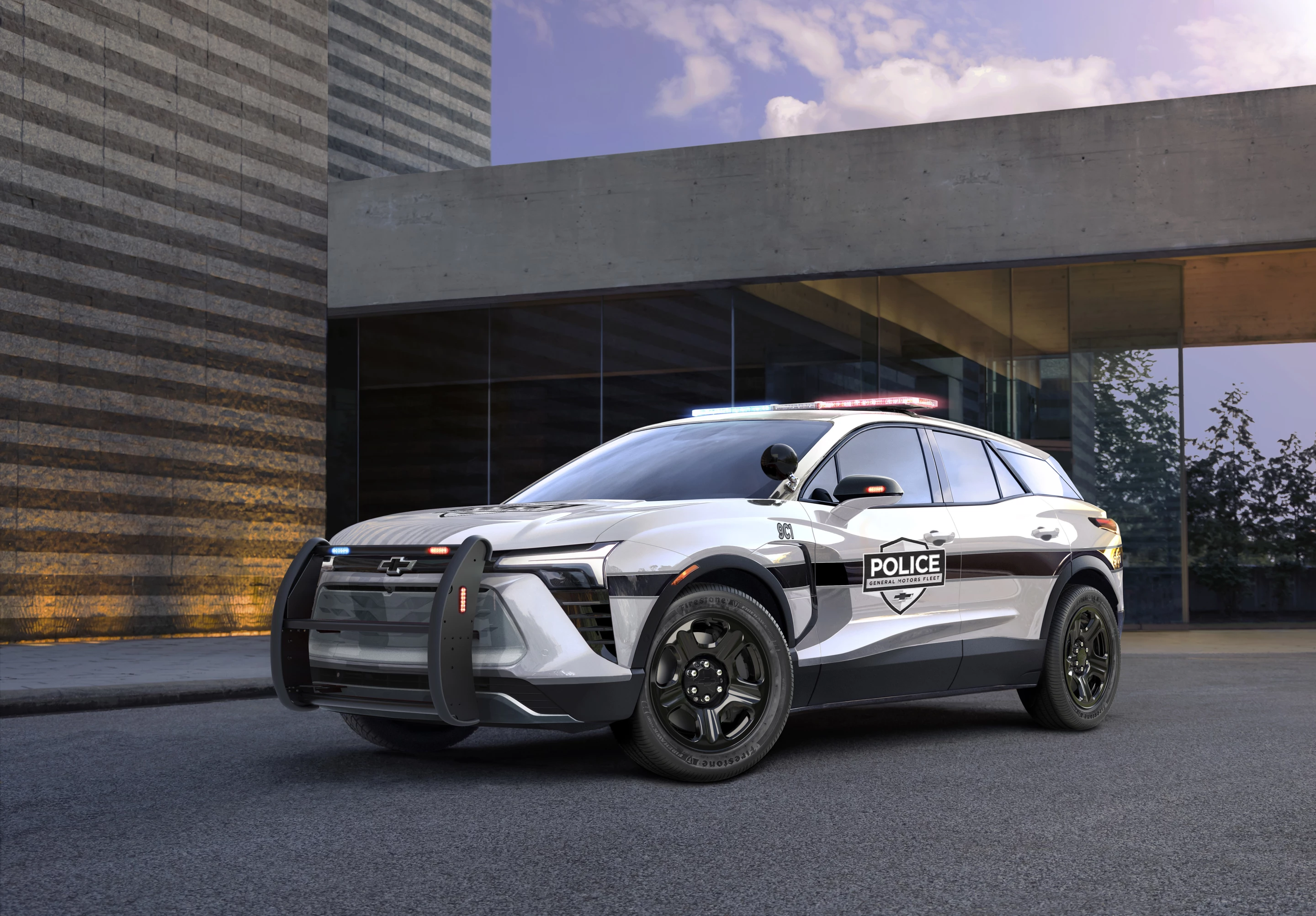 Along with the regular Blazer EV passenger vehicle, Chevy will be offering a Police Pursuit model
