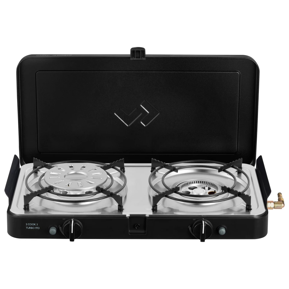 The all-new Cadac Dometic 2 Cook 3 stove is a dual-burner stove with some extra