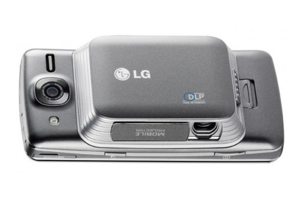 1GHz LG eXpo smartphone features snap on picoprojector