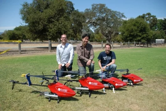 robot helicopter which can teach itself to fly by watching other helicopters in the air